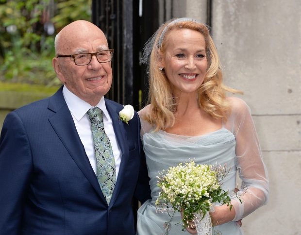 Rupert Murdoch and Jerry Hall tie the knot at London church | CP24.com