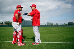 Cardinals catcher Molina to make spring training debut behind the plate