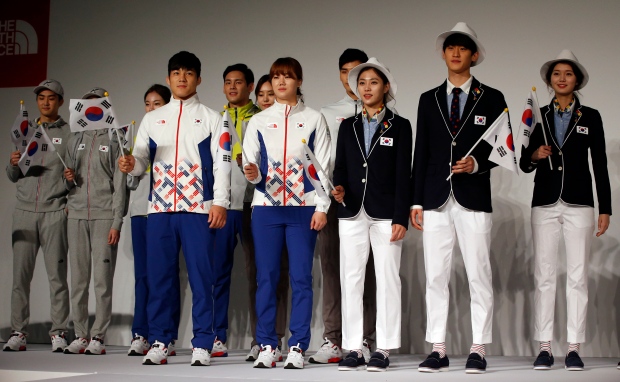 South Korean Olympic athletes