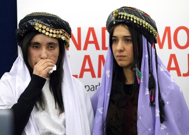 Yazidi Women Who Were Sexually Enslaved By Islamic State Accept European Rights Prize