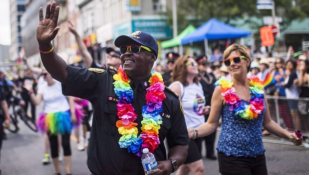 gay pride parade police