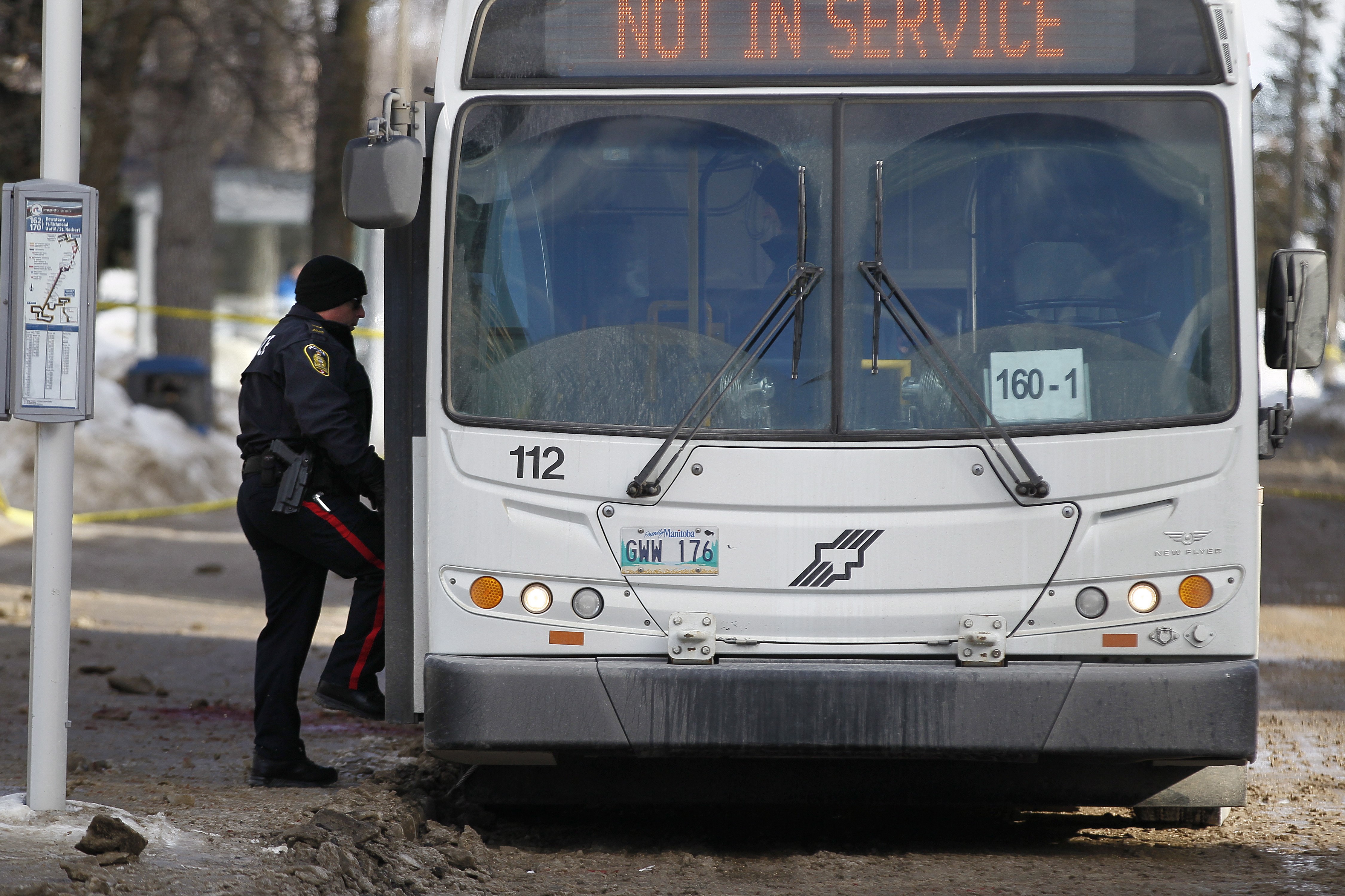 bus driver stabbed to death canada