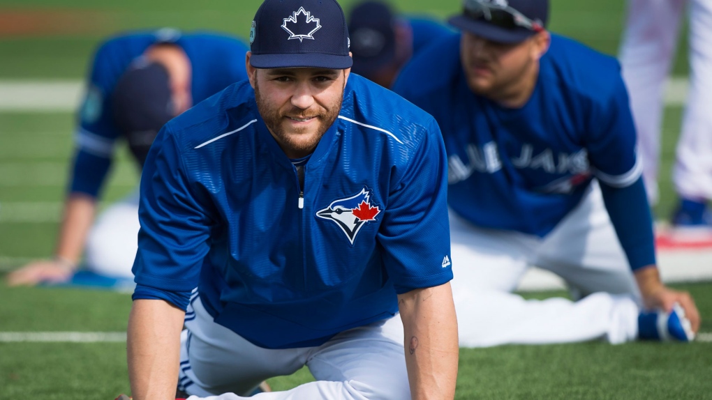 Paralympic swim star Huot helps Blue Jays catcher Martin get in