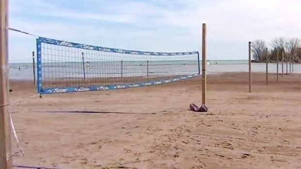 Woodbine Beach volleyball season begins despite flood damage, some