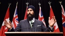 Jagmeet Singh at Queen's Park in Toronto