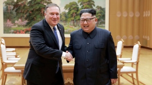 Mike Pompeo, Kim Jong Un 