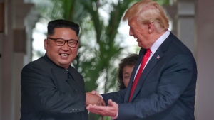 Donald Trump and Kim Jong Un