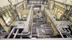 Reactor number 3 at the Darlington nuclear facility in Courtice, Ont., on October 30, 2014. (THE CANADIAN PRESS/Frank Gunn)