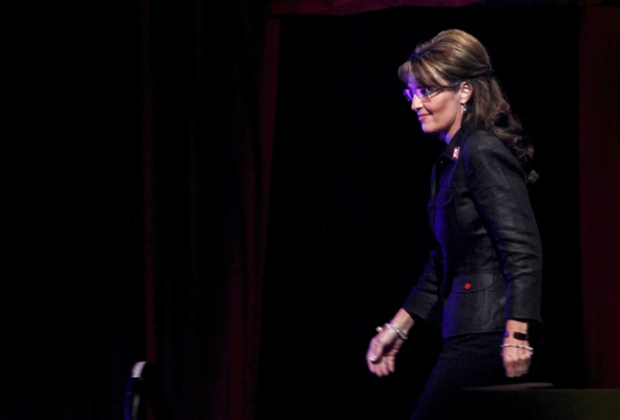 Alaska Gov. Sarah Palin arrives at a Republican congressional fundraiser, Monday, June 8, 2009, in Washington. (AP / Manuel Balce Ceneta)
