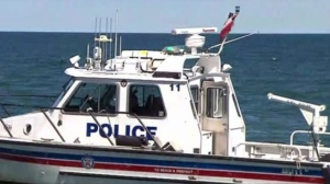 FILE- A boat with the Toronto police's marine unit is seen in this undated photo.