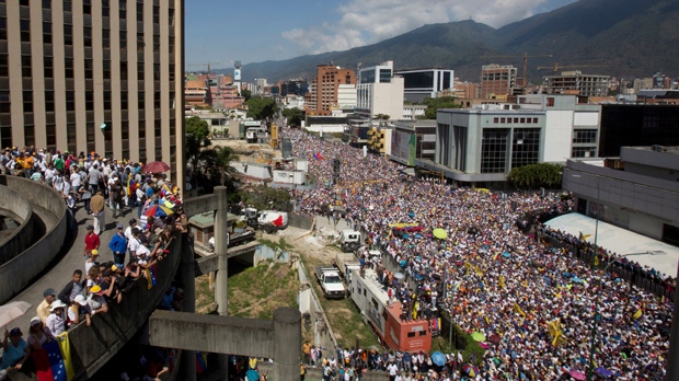 Caracas protest