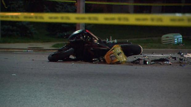 Motorcyclist Critical After Mississauga Collision