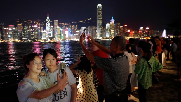 tourists, Hong, Kong, 