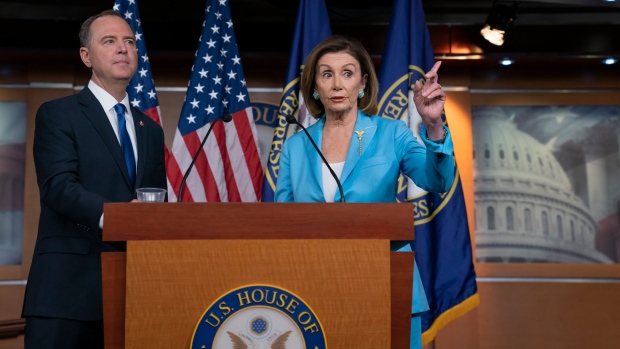 Nancy Pelosi and Adam Schiff