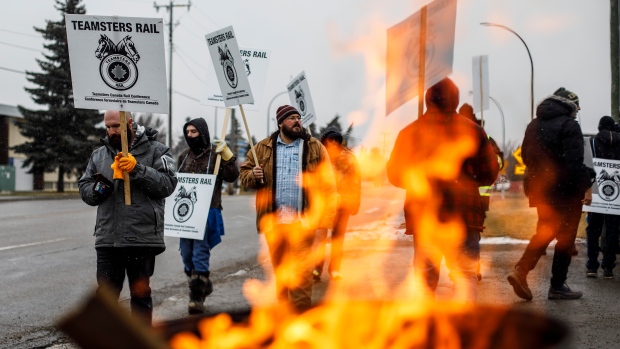 CN rail strike