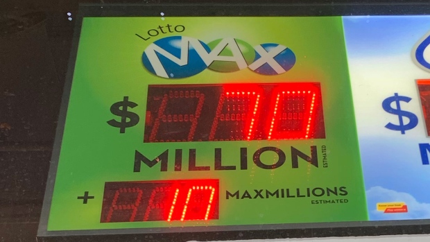 Lotto max draw jackpot winner
