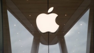 FILE- In this Jan. 3, 2019, file photo the Apple logo is displayed at the Apple store in the Brooklyn borough of New York. (AP Photo/Mary Altaffer, File)