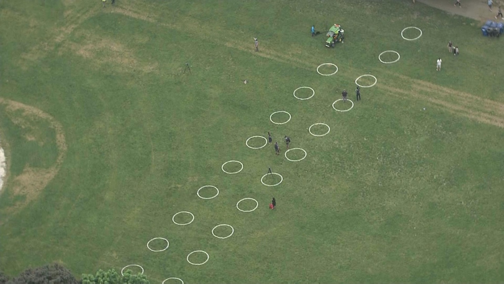 Physical Distancing Circles Returning To Trinity Bellwoods Park Cp24 Com