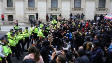 London protests