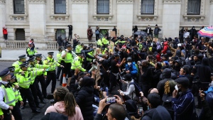 London protests