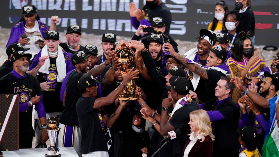 Lakers run past Heat for 17th NBA championship