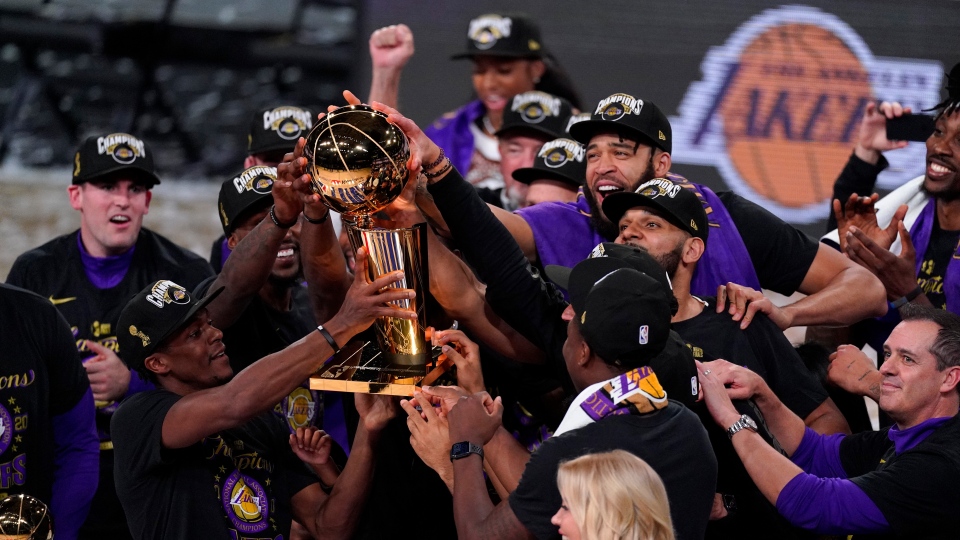 How former Lakers celebrated the 2020 NBA championship