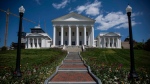 The Virginia State Capitol is pictured on April 16, 2020 in Richmond, Virginia. (Zach Gibson/Getty Images)