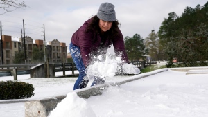 Texas snow