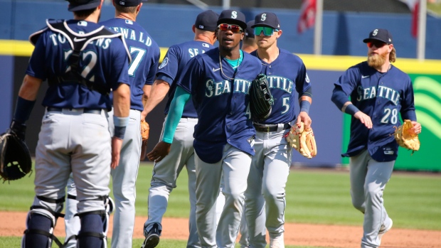 Kyle Seager hits 2 home runs, 1 a grand slam, Mariners beat Blue