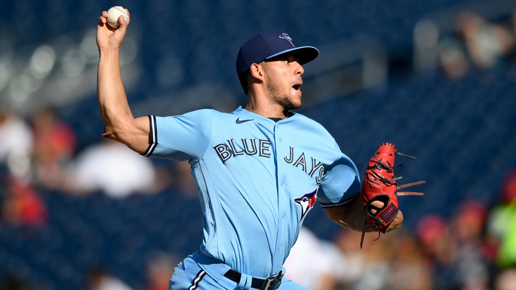 Bell's three-run homer lifts Nats to sweep of Blue Jays