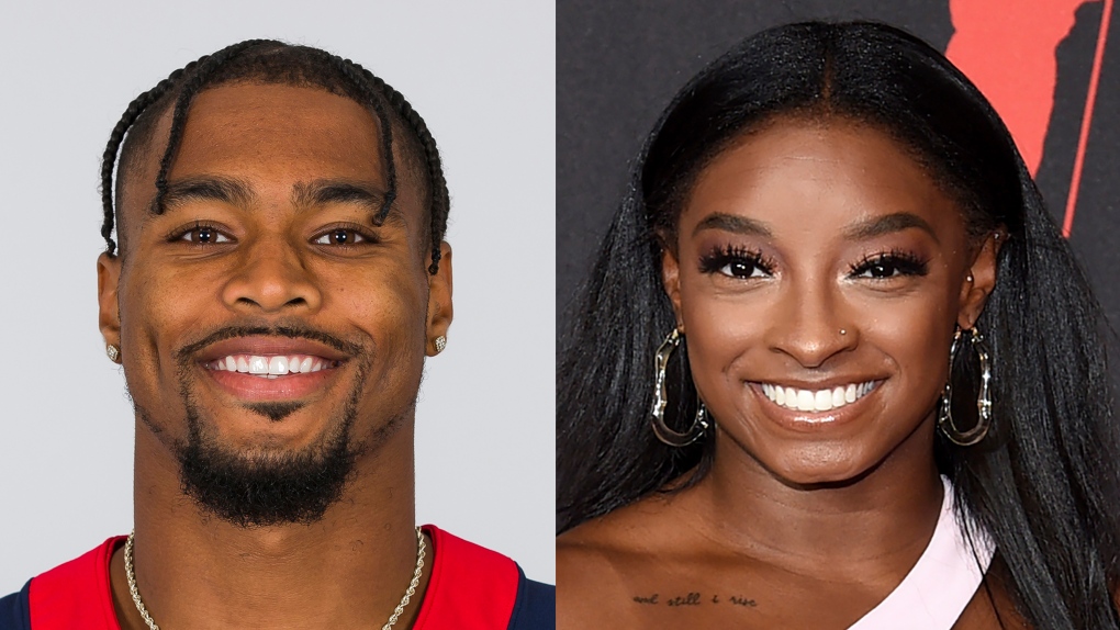 Simone Biles and Jonathan Owens Attend World Series Game 1 in Houston