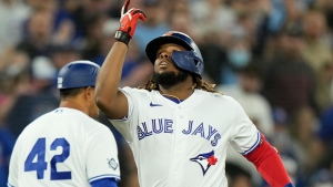 Toronto slugger Vladimir Guerrero Jr., hits solo homer as Blue