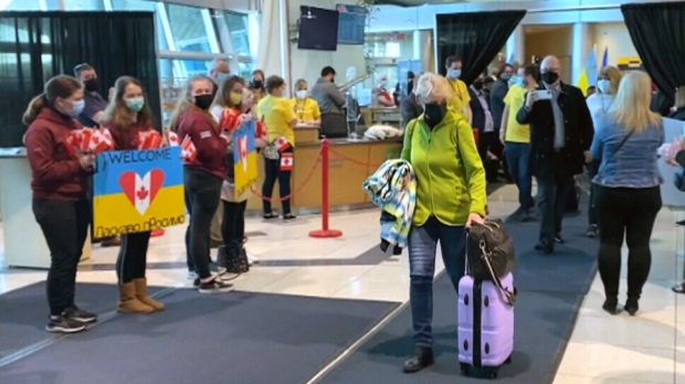 Ukrainian refugees arrive in Newfoundland