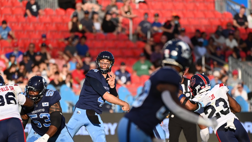 Montreal Alouettes clinch playoff spot with victory over Toronto Argos