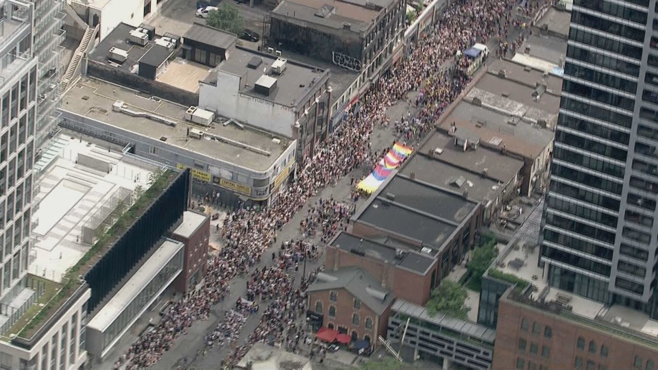 Toronto Pride parade makes inperson return