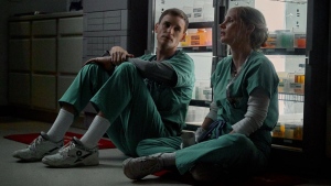 Actors Eddie Redmayne, left, as Charlie Cullen and Jessica Chastain as Amy Loughren are shown in this handout image provided by Netflix. Redmayne and Chastain star in "The Good Nurse," about a woman who becomes suspicious that her colleague is killing off patients. THE CANADIAN PRESS/HO-Netflix-JoJo Whilden 