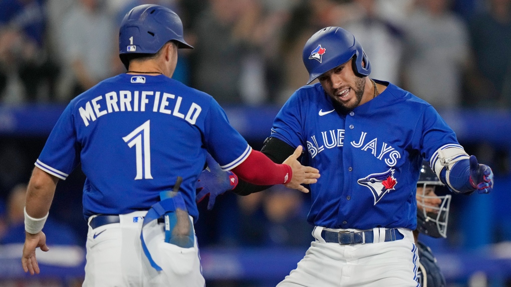 George Springer hits two homers to fuel Blue Jays win