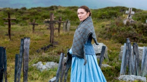 Florence Pugh is seen in the role of Lib Wright in an undated still image for the film "The Wonder". Pugh's character, nurse Lib Wright, is introduced to the audience eating a meal while travelling to Ireland by boat in the 19th-century set psychological thriller, which screened at the Toronto International Film Festival on Tuesday evening and is slated to hit Netflix later this year. THE CANADIAN PRESS/HO-Toronto International Film Festival, Netflix, Christopher Barr, *MANDATORY CREDIT*