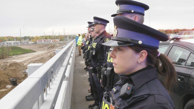 Bridge procession