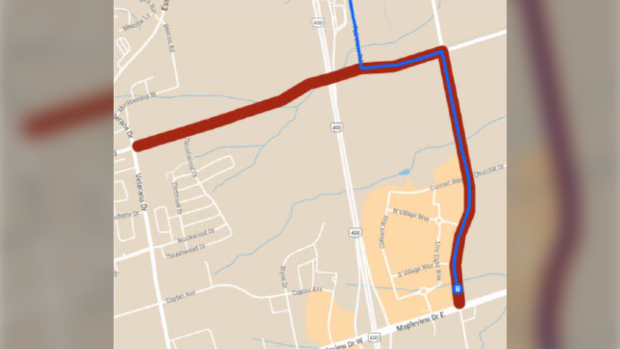 Barrie procession road closures