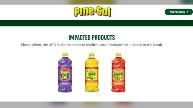 pine-sol recall