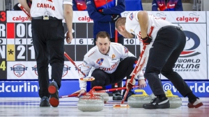 Canada skip Brad Gushue