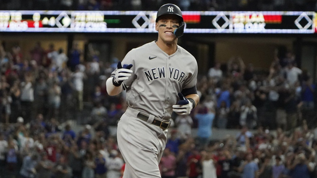 Judge plays hero as Yankees defeat Blue Jays in 13 innings