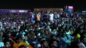 fan zone in Doha