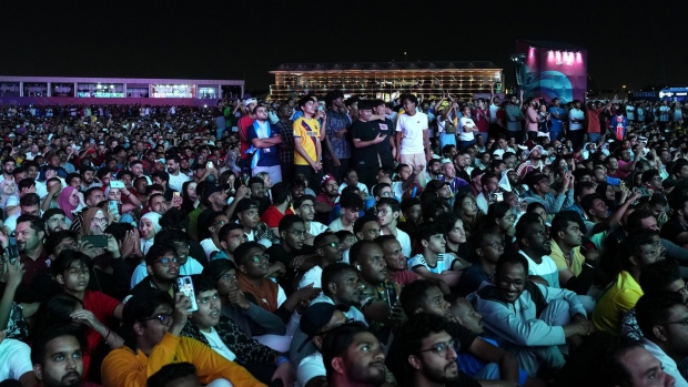 fan zone in Doha