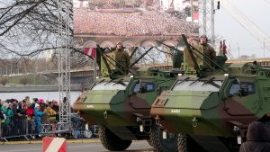 Latvian Army armoured personnel carriers