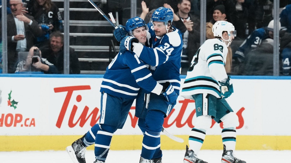 Leafs top Wild 4-3 on Jarnkrok's goal as Marner streak continues