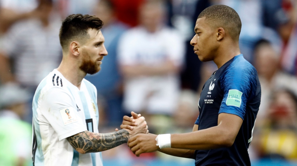 Messi, Mbappe