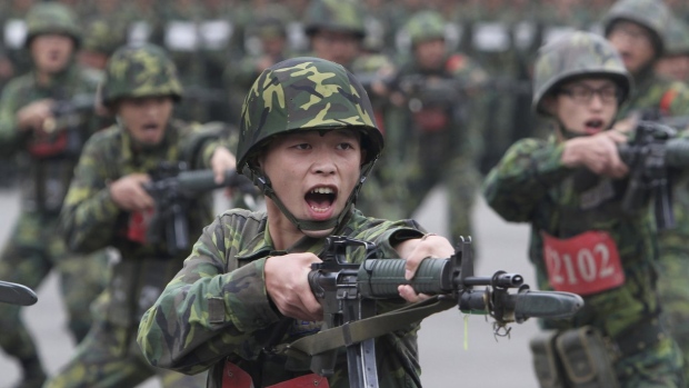 New recruits Taiwan military