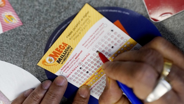 Mega Millions lottery ticket 